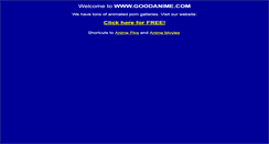 Desktop Screenshot of goodanime.com