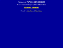 Tablet Screenshot of goodanime.com